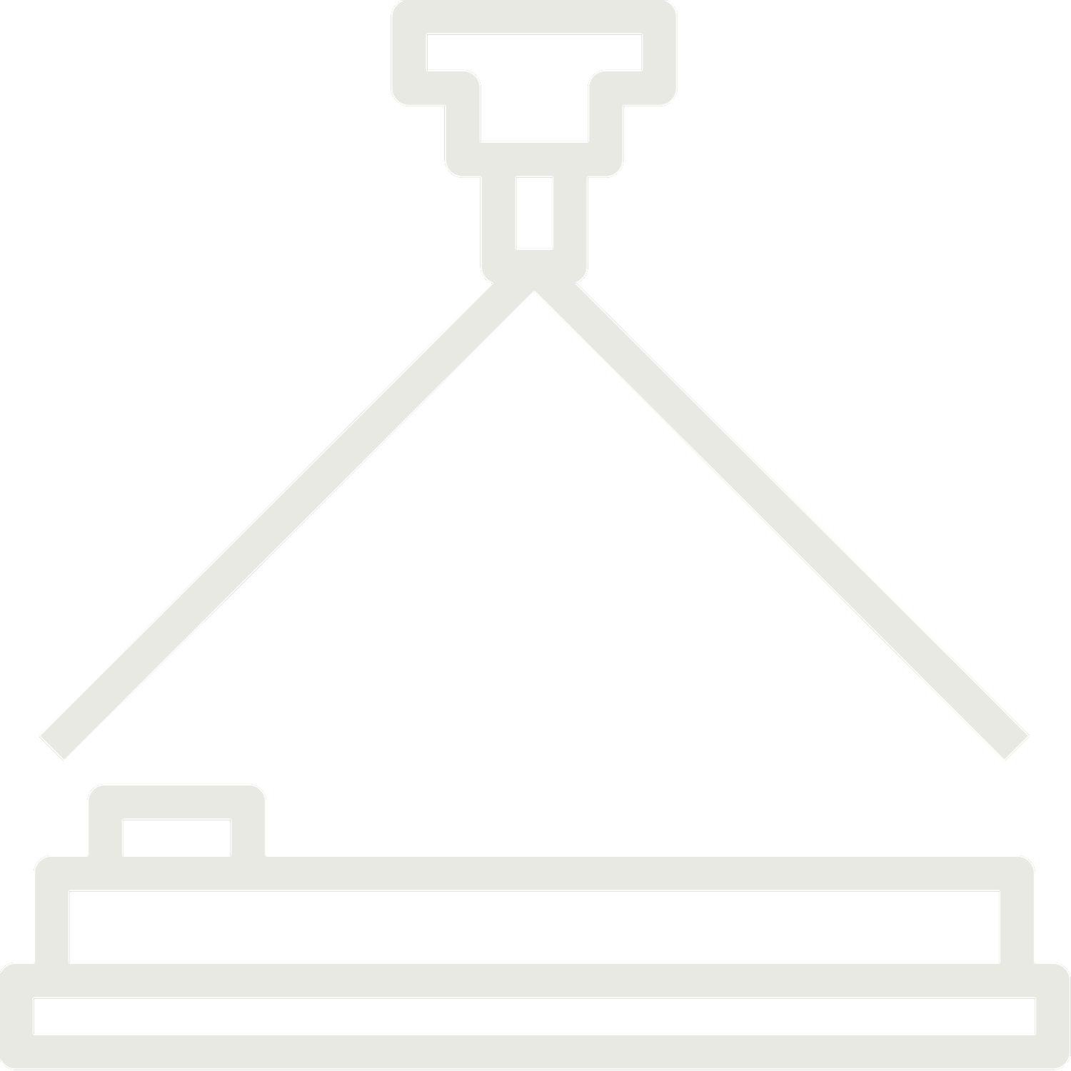 Ceiling-mounted light fixture illustration.